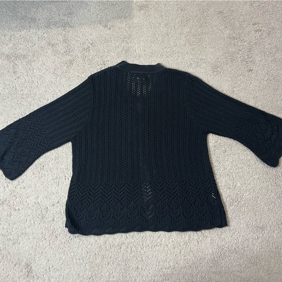 United States black mesh sweater - Picture 5 of 12